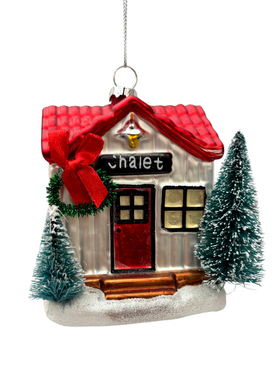 Ski Chalet Ornament